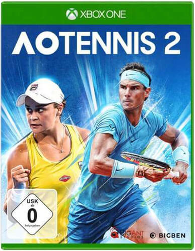 AO Tennis 2 box art for Xbox One